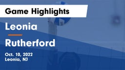 Leonia  vs Rutherford  Game Highlights - Oct. 10, 2022