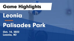 Leonia  vs Palisades Park  Game Highlights - Oct. 14, 2022
