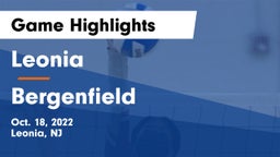 Leonia  vs Bergenfield  Game Highlights - Oct. 18, 2022