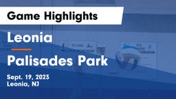 Leonia  vs Palisades Park  Game Highlights - Sept. 19, 2023