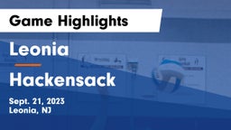 Leonia  vs Hackensack  Game Highlights - Sept. 21, 2023