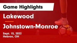 Lakewood  vs Johnstown-Monroe  Game Highlights - Sept. 15, 2022