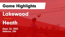 Lakewood  vs Heath  Game Highlights - Sept. 22, 2022