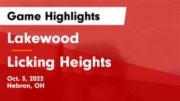 Lakewood  vs Licking Heights  Game Highlights - Oct. 3, 2022
