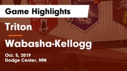 Triton  vs Wabasha-Kellogg  Game Highlights - Oct. 5, 2019