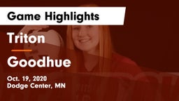 Triton  vs Goodhue  Game Highlights - Oct. 19, 2020