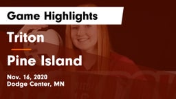 Triton  vs Pine Island  Game Highlights - Nov. 16, 2020
