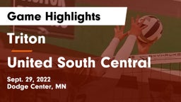 Triton  vs United South Central Game Highlights - Sept. 29, 2022