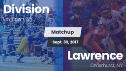 Matchup: Division vs. Lawrence  2017