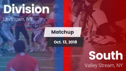Matchup: Division vs. South  2018