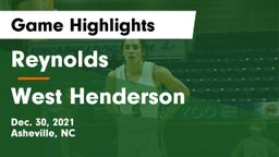 Reynolds  vs West Henderson  Game Highlights - Dec. 30, 2021