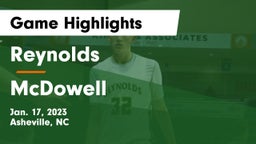 Reynolds  vs McDowell   Game Highlights - Jan. 17, 2023