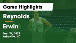 Reynolds  vs Erwin  Game Highlights - Jan. 31, 2023