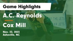 A.C. Reynolds  vs Cox Mill  Game Highlights - Nov. 22, 2023