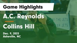 A.C. Reynolds  vs Collins Hill  Game Highlights - Dec. 9, 2023