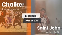 Matchup: Chalker vs. Saint John  2016