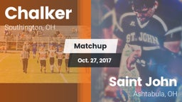 Matchup: Chalker vs. Saint John  2017