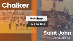 Matchup: Chalker vs. Saint John  2018