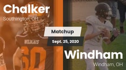 Matchup: Chalker vs. Windham  2020