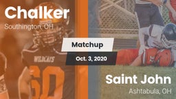 Matchup: Chalker vs. Saint John  2020