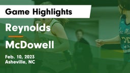 Reynolds  vs McDowell   Game Highlights - Feb. 10, 2023