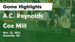 A.C. Reynolds  vs Cox Mill  Game Highlights - Nov. 22, 2023