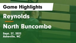 Reynolds  vs North Buncombe  Game Highlights - Sept. 27, 2022