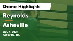 Reynolds  vs Asheville  Game Highlights - Oct. 4, 2022