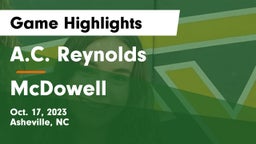 A.C. Reynolds  vs McDowell   Game Highlights - Oct. 17, 2023
