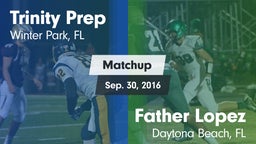 Matchup: Trinity Prep vs. Father Lopez  2016