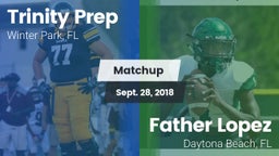 Matchup: Trinity Prep vs. Father Lopez  2018