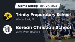 Recap: Trinity Preparatory School vs. Berean Christian School 2023