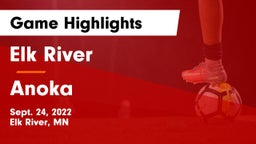 Elk River  vs Anoka  Game Highlights - Sept. 24, 2022