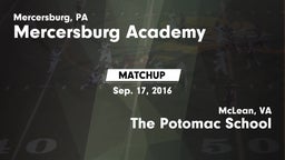 Matchup: Mercersburg Academy vs. The Potomac School 2016