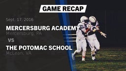 Recap: Mercersburg Academy  vs. The Potomac School 2016