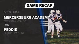 Recap: Mercersburg Academy  vs. Peddie  2016