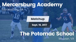 Matchup: Mercersburg Academy vs. The Potomac School 2017