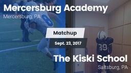 Matchup: Mercersburg Academy vs. The Kiski School 2017