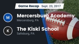 Recap: Mercersburg Academy vs. The Kiski School 2017