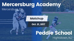 Matchup: Mercersburg Academy vs. Peddie School 2017