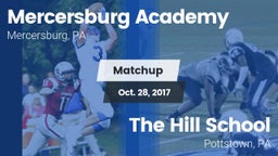 Matchup: Mercersburg Academy vs. The Hill School 2017