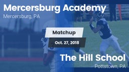 Matchup: Mercersburg Academy vs. The Hill School 2018