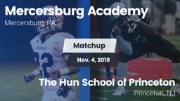 Matchup: Mercersburg Academy vs. The Hun School of Princeton 2018