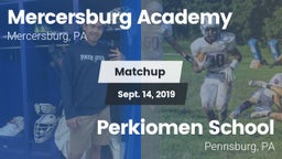Matchup: Mercersburg Academy vs. Perkiomen School 2019