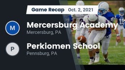 Recap: Mercersburg Academy vs. Perkiomen School 2021