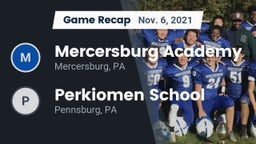Recap: Mercersburg Academy vs. Perkiomen School 2021