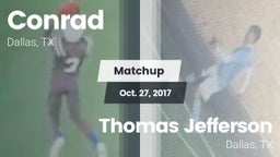 Matchup: Conrad vs. Thomas Jefferson  2017