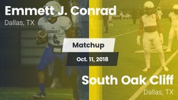 Matchup: Conrad vs. South Oak Cliff  2018