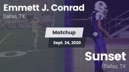 Matchup: Conrad vs. Sunset  2020