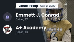 Recap: Emmett J. Conrad  vs. A Academy 2020